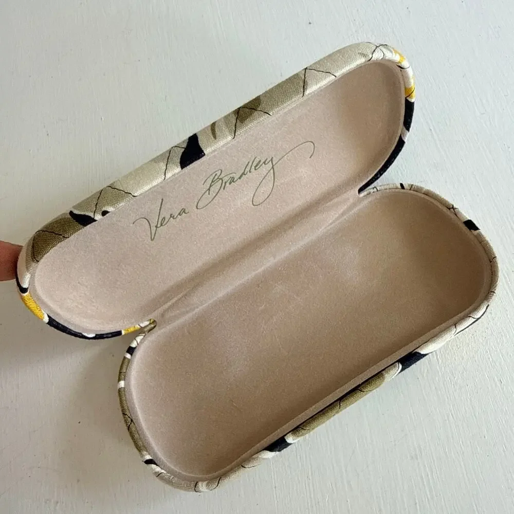 Vera Bradley Dogwood Floral Hard Shell Eyeglass Sunglasses Clamshell Case